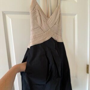 BCBG Max Azria dress black and nude size 6 with pockets